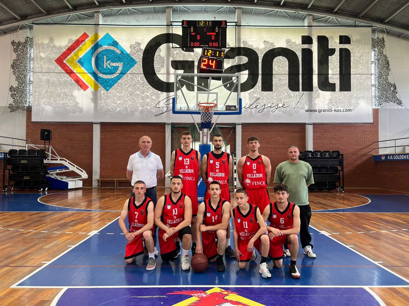 Golden Eagle Ylli, kampion me U18 (M)